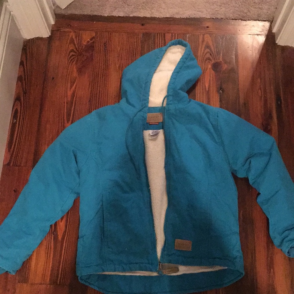 TURQUOISE BLUE CARHARTT LIKE JACKET